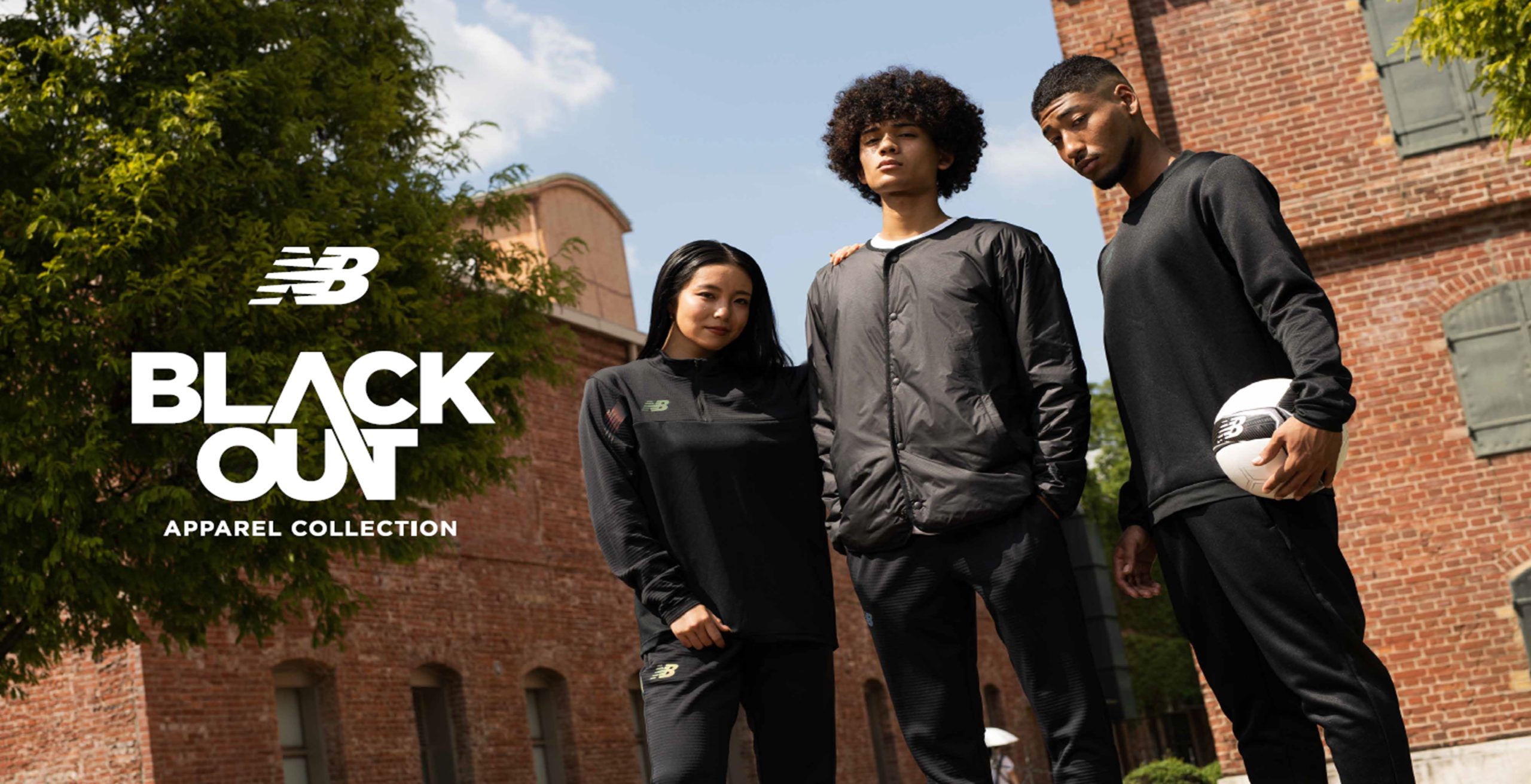 NB公式 - ニュースリリース - ニューバランス フットボールアパレル「Black Out Apparel Collection（ ブラックアウトアパレルコレクション）」より2024年秋冬商品が発売 New Balance【公式通販】