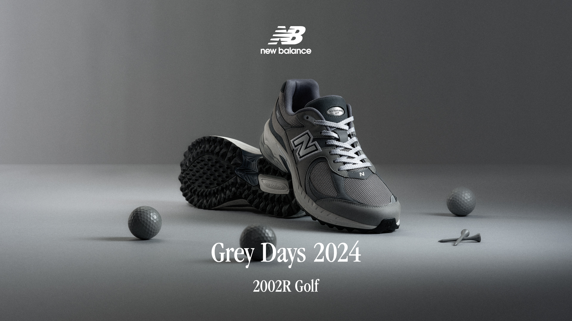 レディースウェアニューバランス　ゴルフ　ニット　グレー　2024